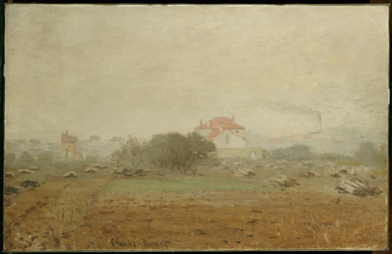 Mist, 1872 door Claude Monet