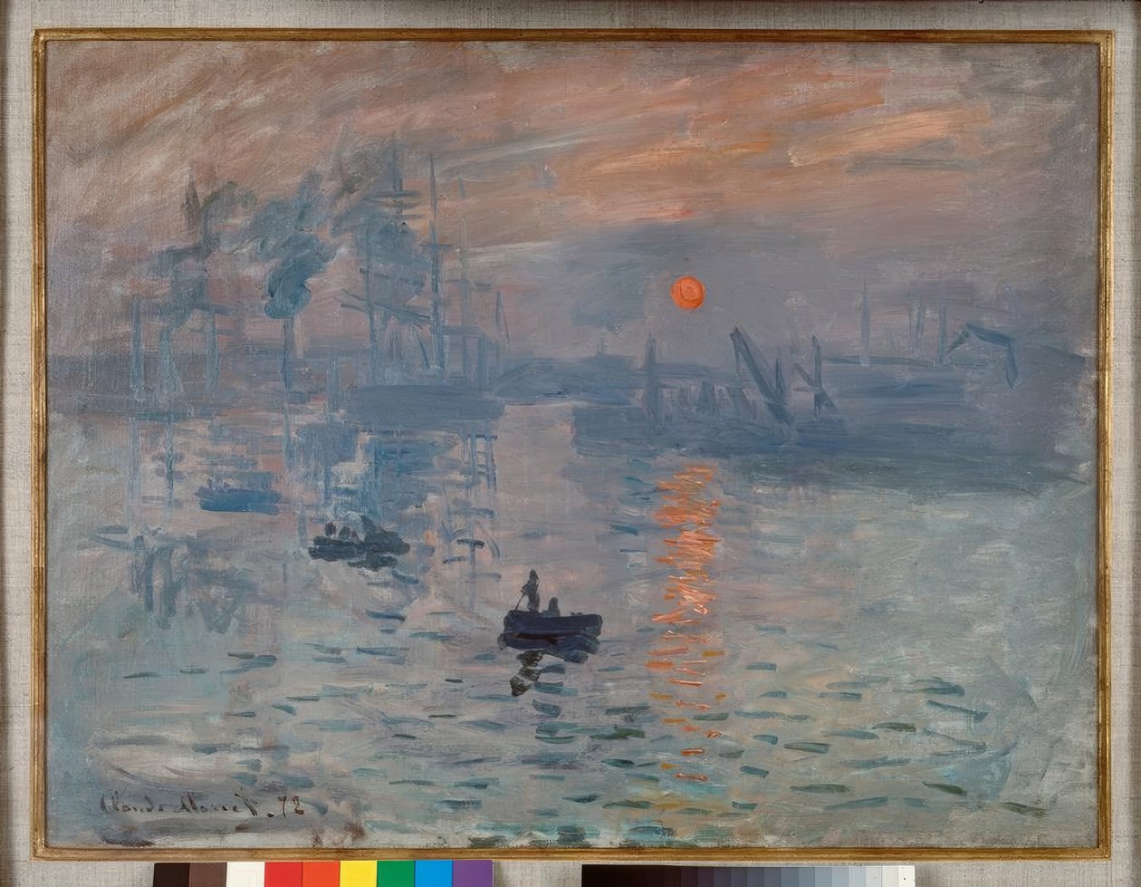 Impressie, zonsopgang door Claude Monet