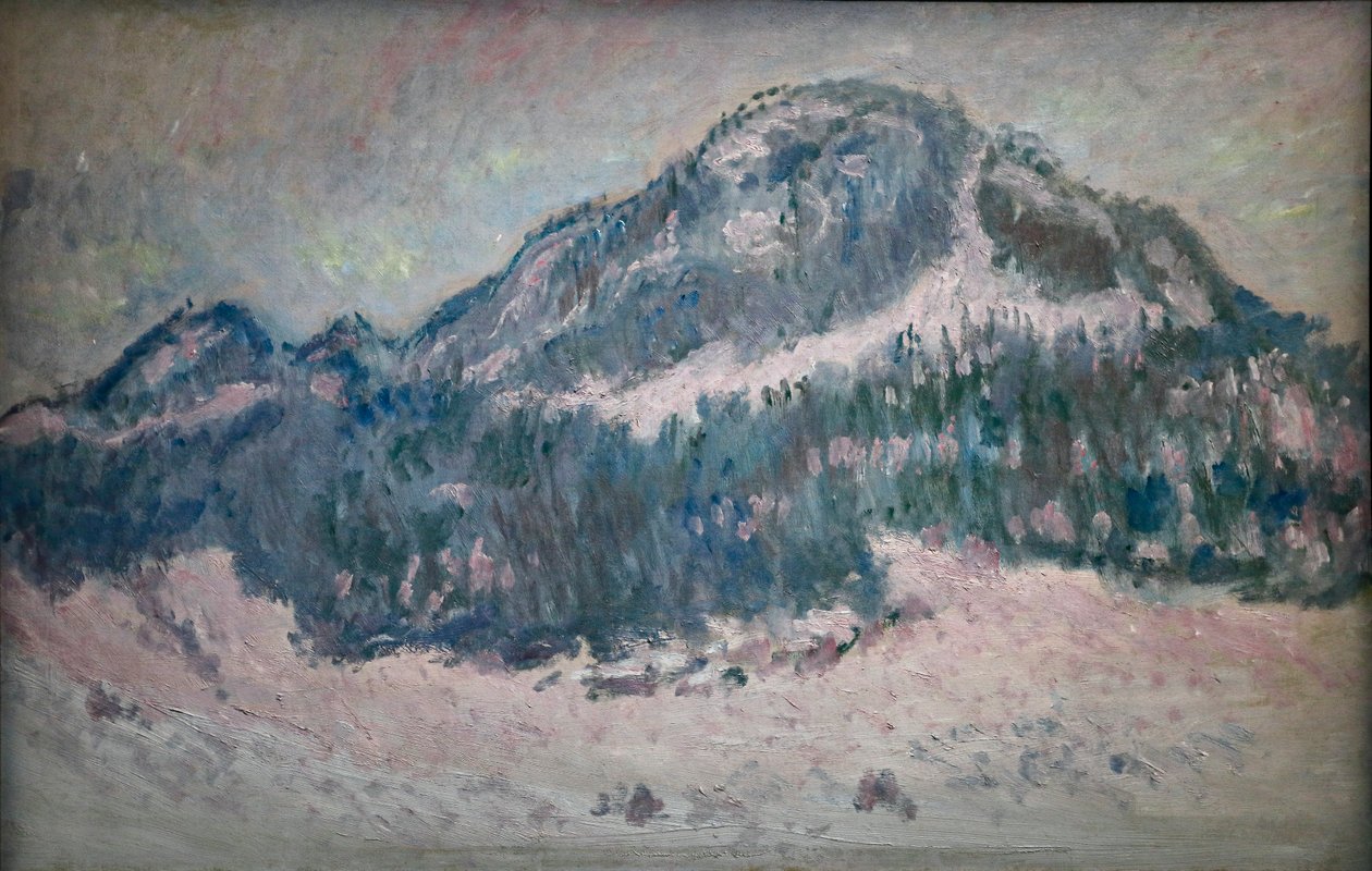 Kolsaas berg in Noorwegen door Claude Monet
