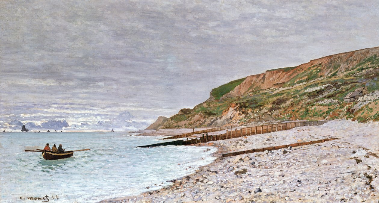 La Pointe de la Heve, 1864 door Claude Monet