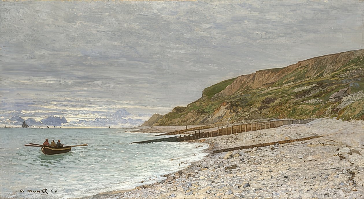 La Pointe de la Hève, Sainte-Adresse door Claude Monet