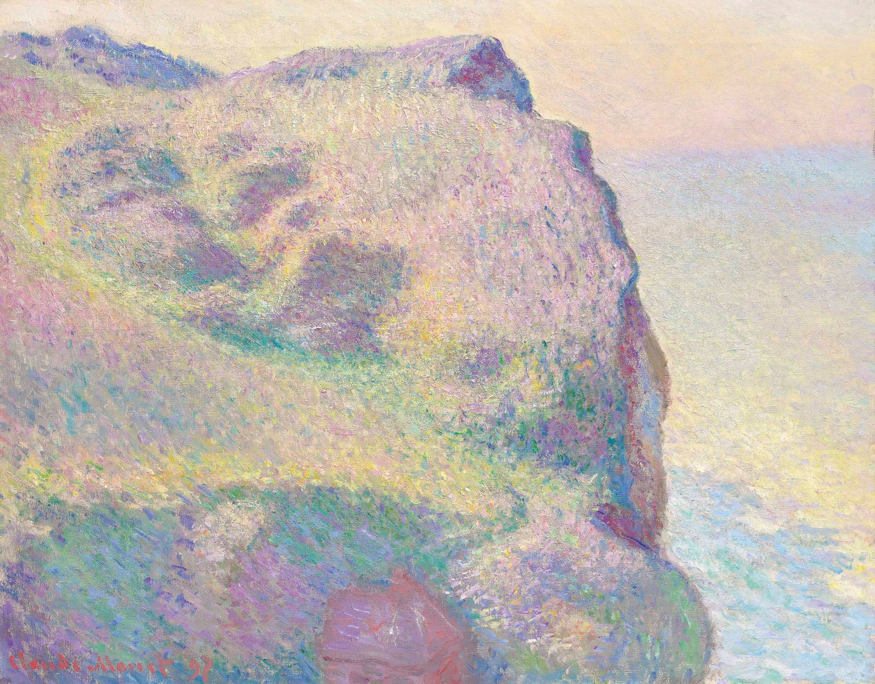 La Pointe du Petit Ailly, 1897 door Claude Monet
