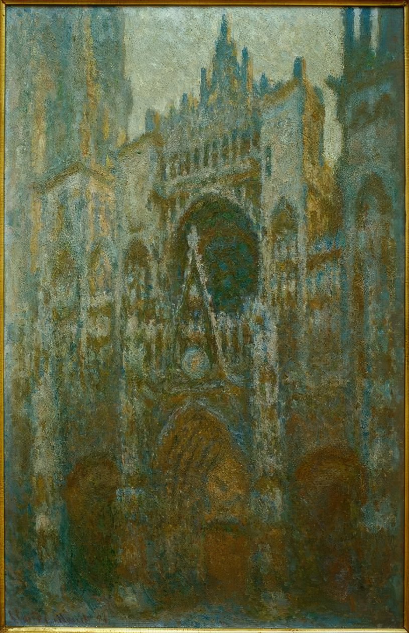 De kathedraal van Rouen, het portaal door Claude Monet