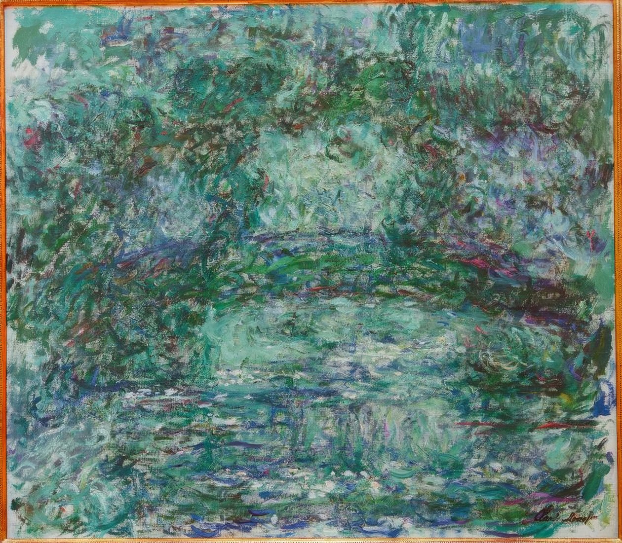 De Japanse brug door Claude Monet