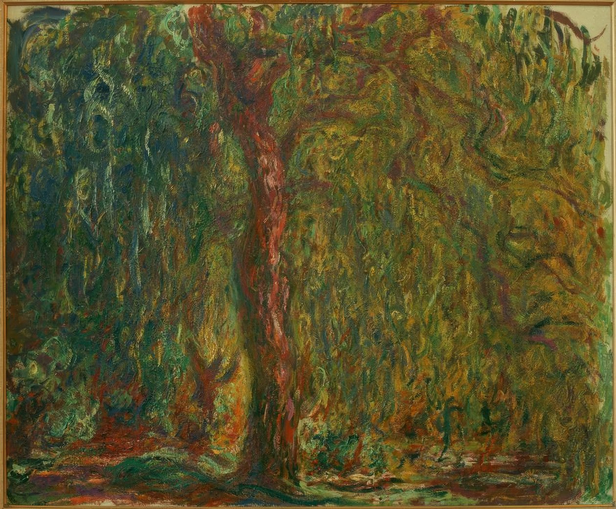 De Treurwilg door Claude Monet