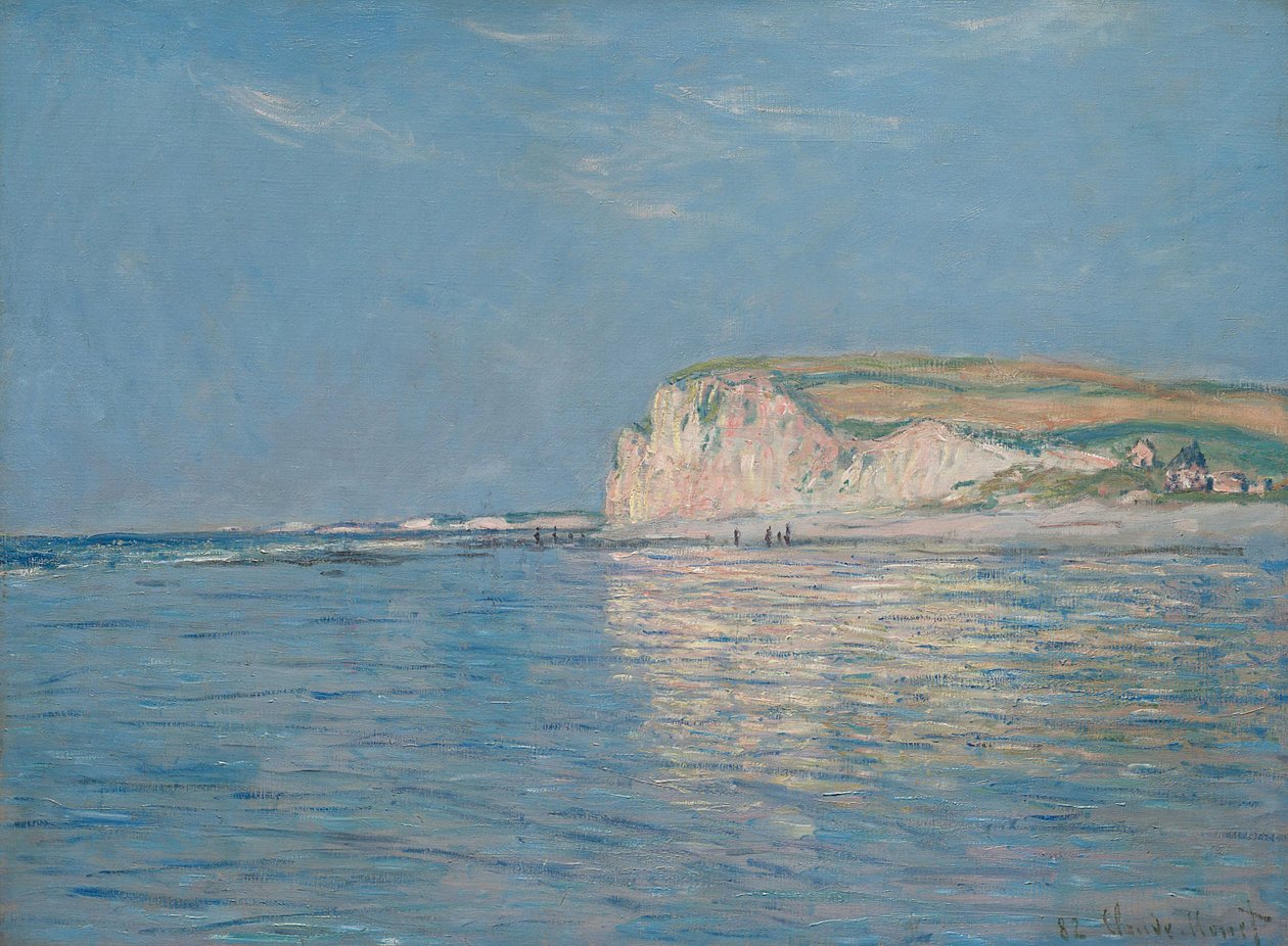 Laag tij bij Pourville, nabij Dieppe, 1882 door Claude Monet