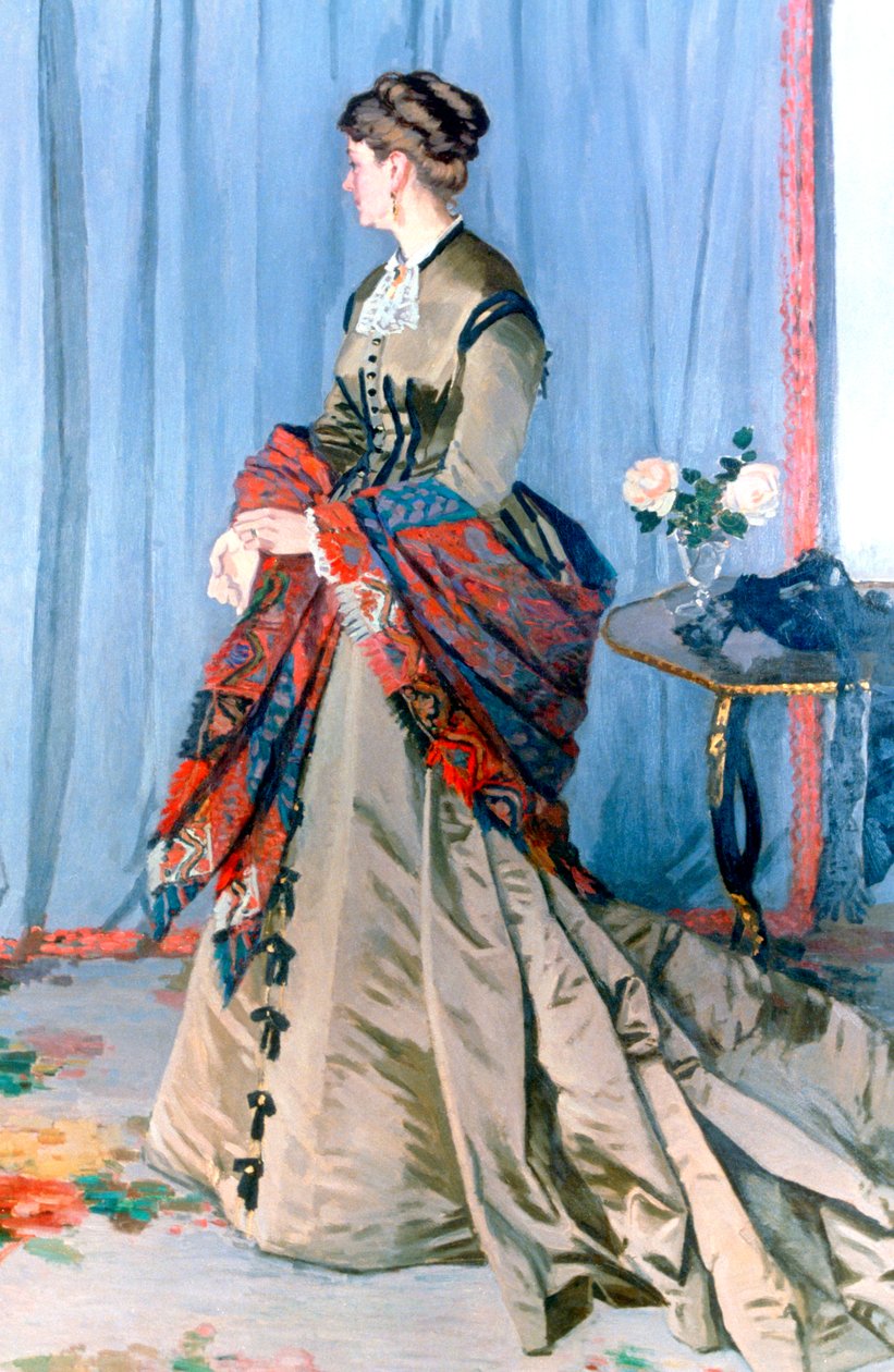 Madame Gaudibert, 1868 door Claude Monet