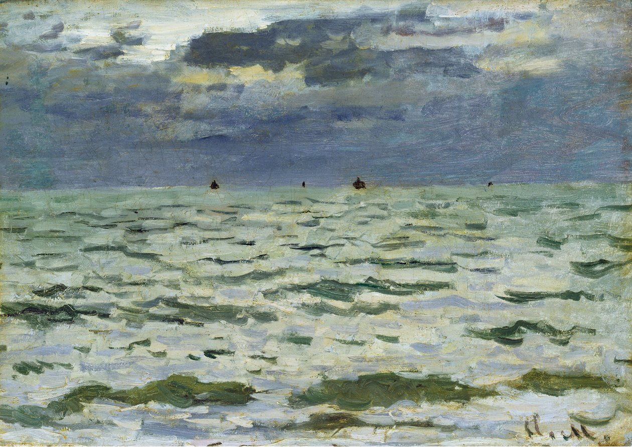 Marine, Le Havre, ca. 1866 door Claude Monet