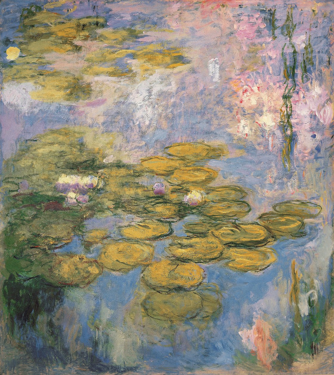 Nymphéas, 1916-19 door Claude Monet
