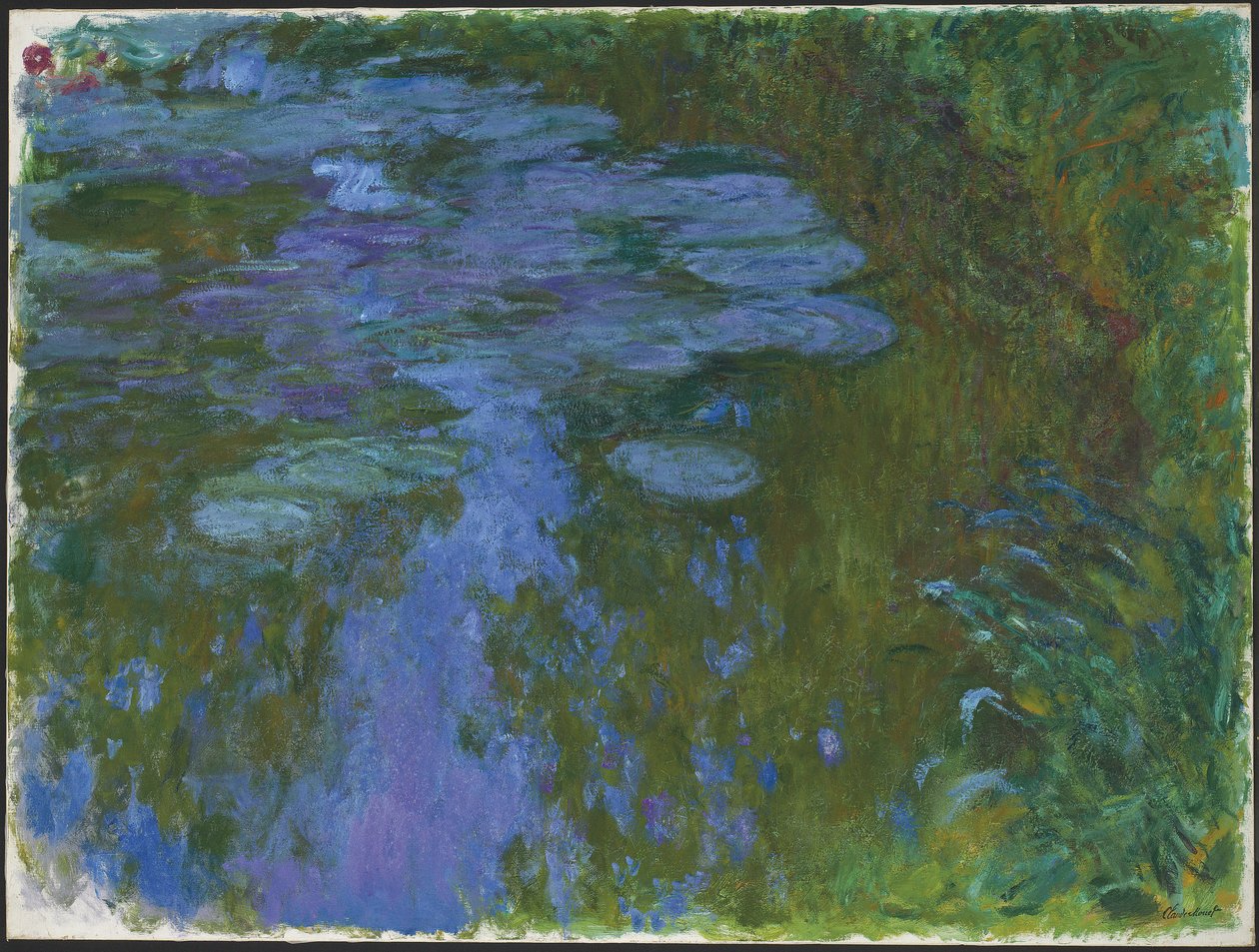 Nymphaea, ca. 1914-1917 door Claude Monet