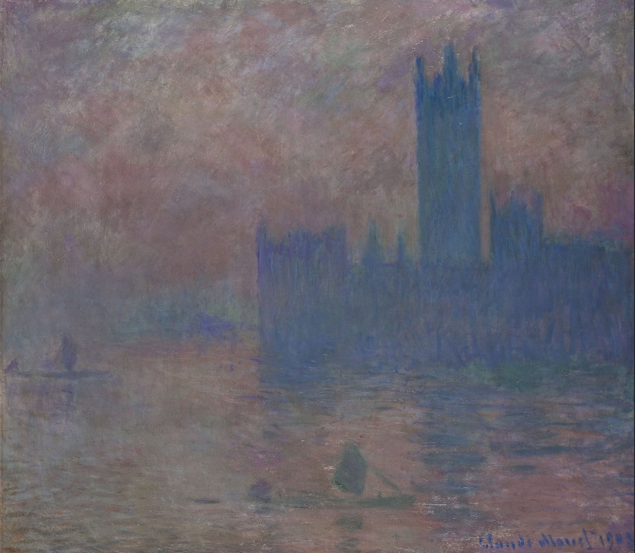 Parlement. Londen door Claude Monet