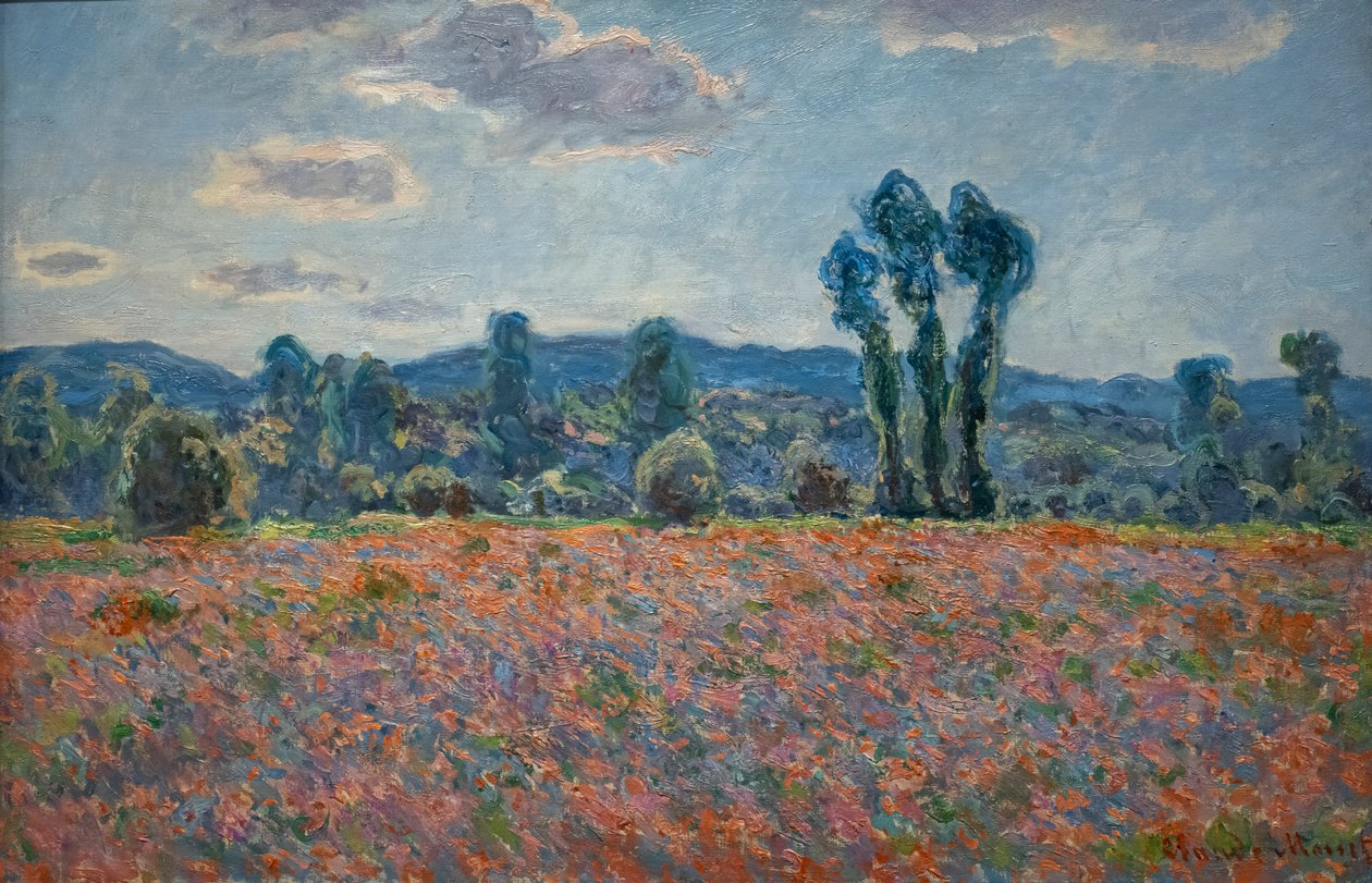 Klaprozenveld door Claude Monet