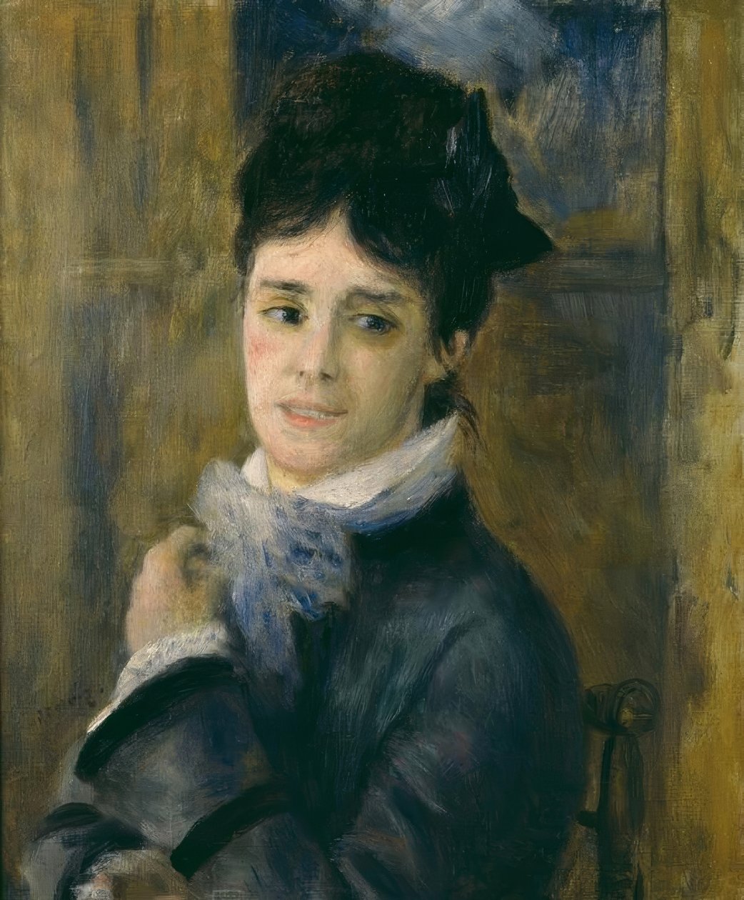 Portret van Madame Claude Monet door Claude Monet