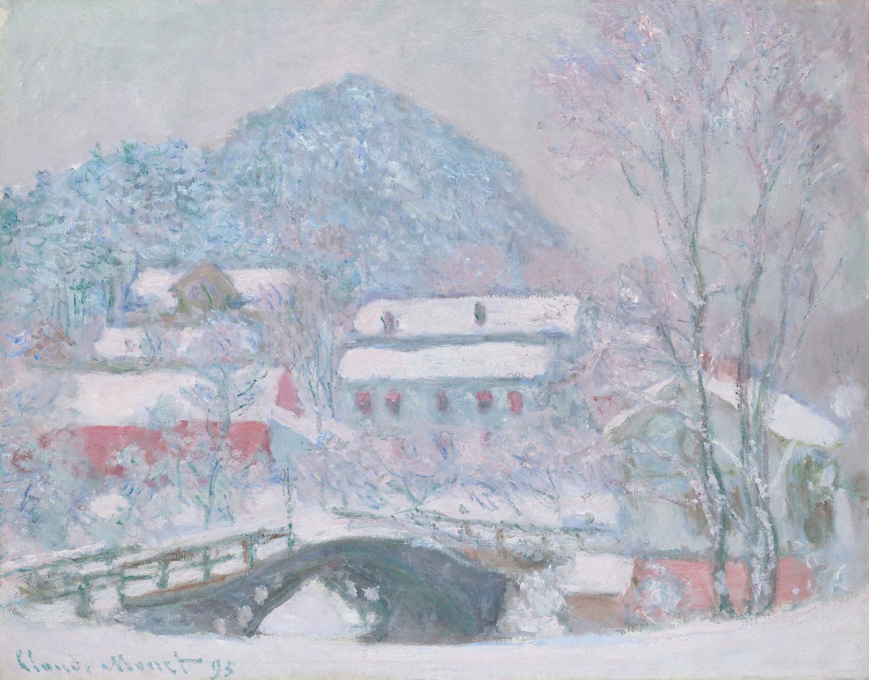 Sandvika, Noorwegen, 1895 door Claude Monet