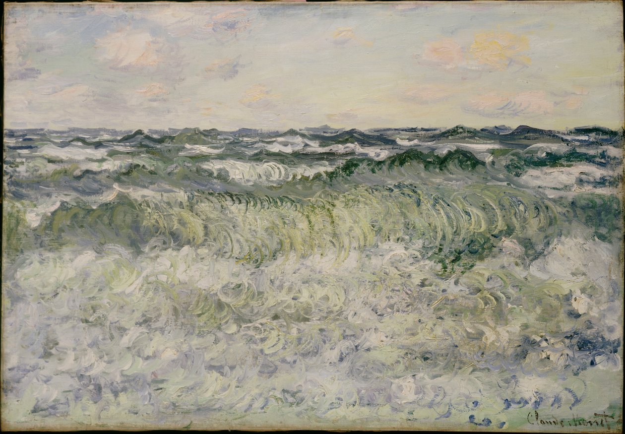 Zeegezicht door Claude Monet
