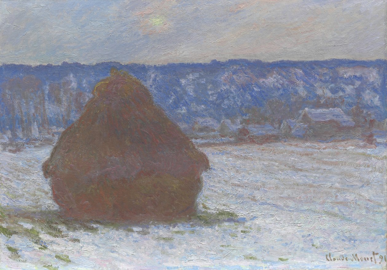 Stapel tarwe door Claude Monet