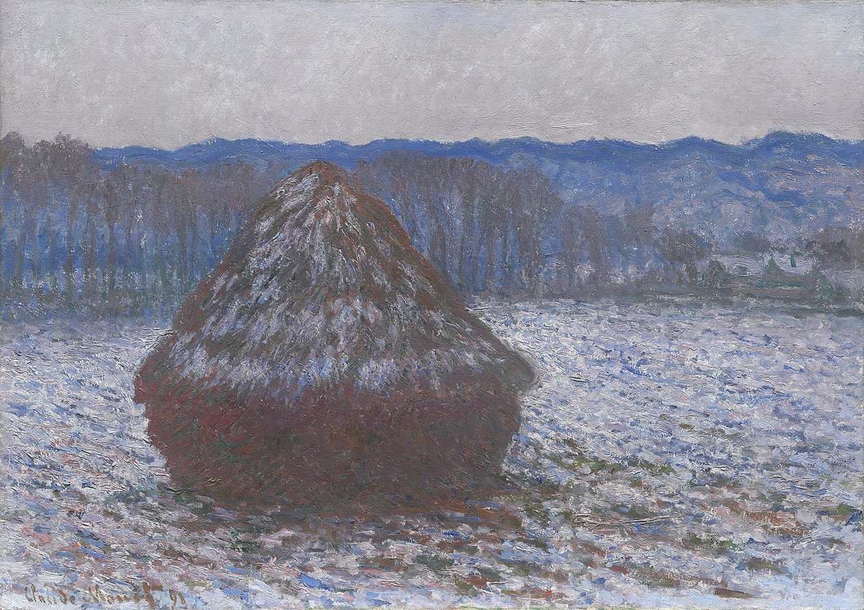 Hooistapel door Claude Monet