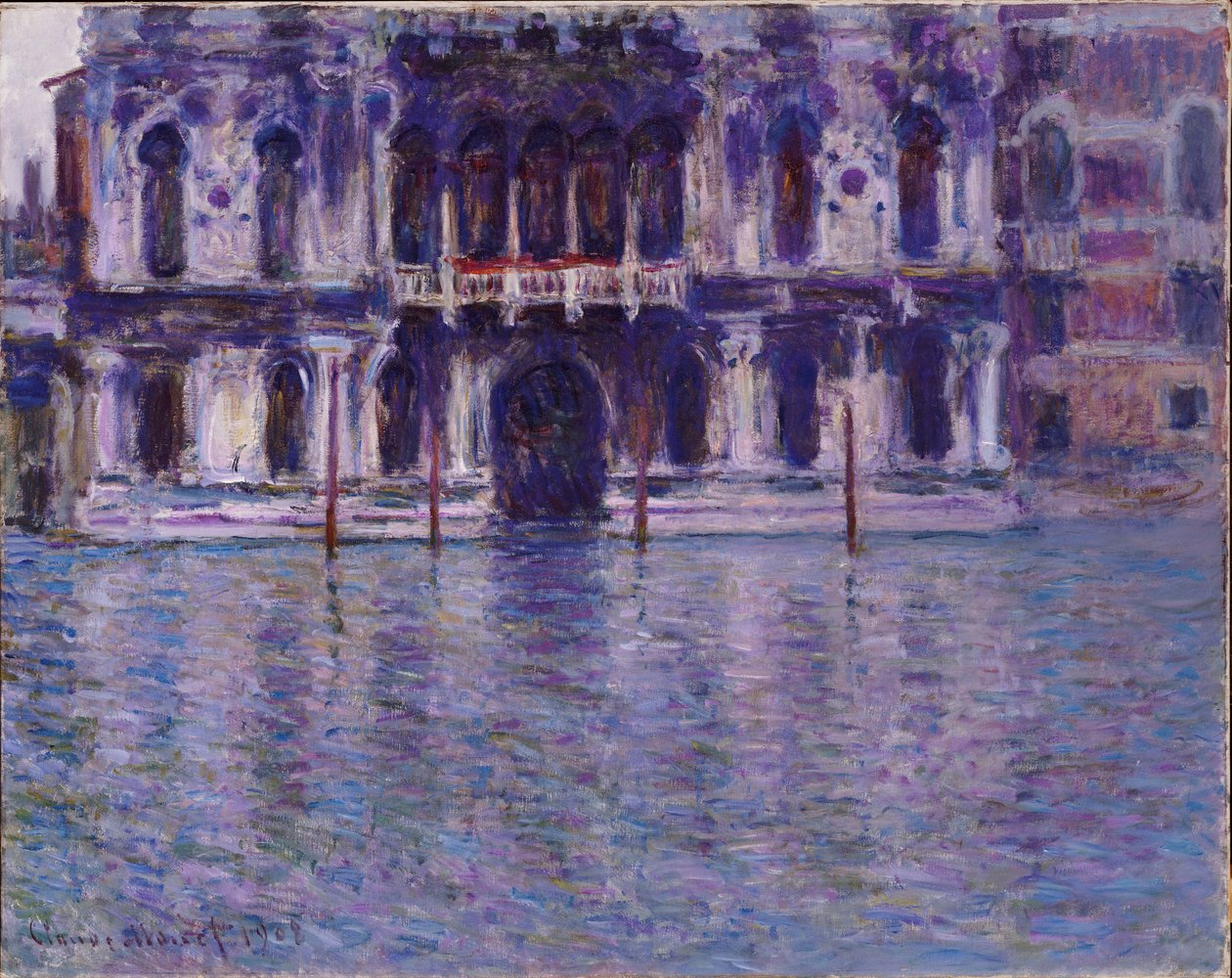 Het Contarini-paleis, 1908 door Claude Monet