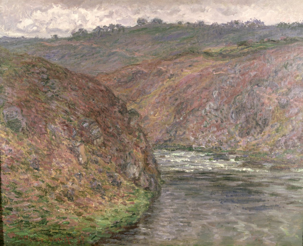De Creuse, Donker weer door Claude Monet