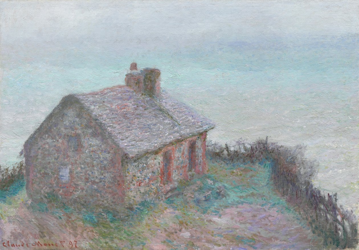 Het douanehuis in Varengeville, 1897 door Claude Monet