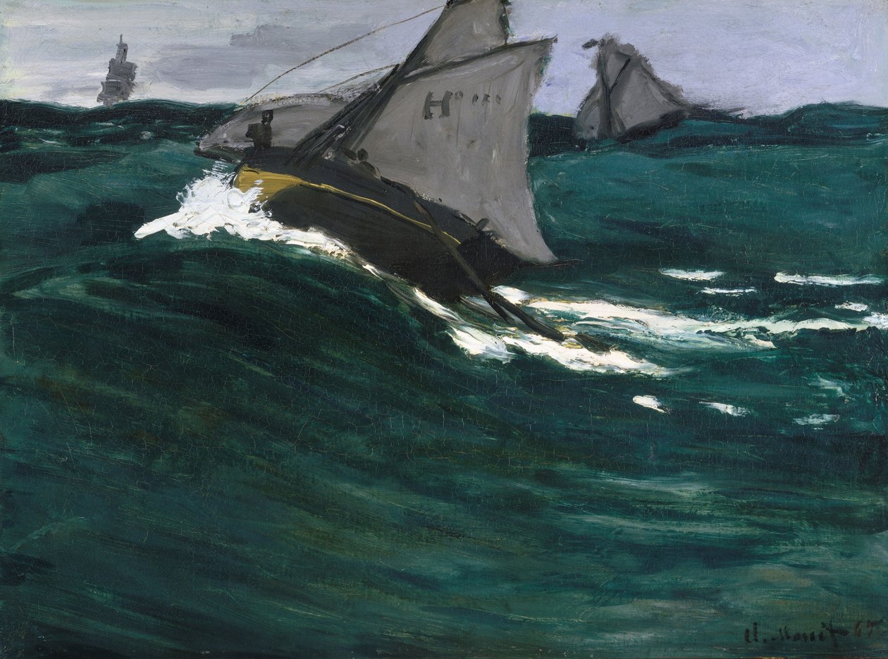 De Groene Golf door Claude Monet