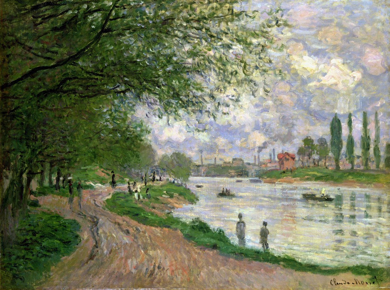 Het Eiland La Grande Jatte door Claude Monet