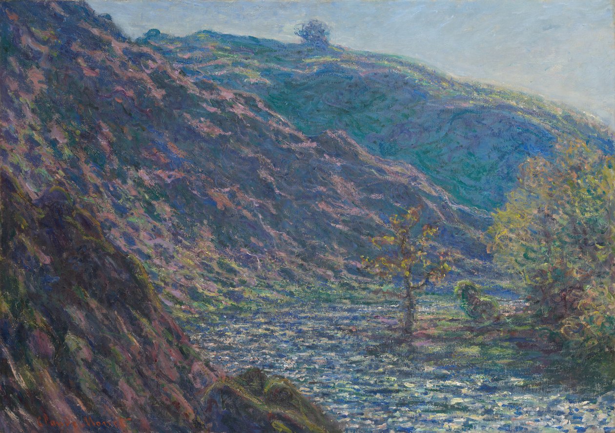 De Petite Creuse rivier door Claude Monet