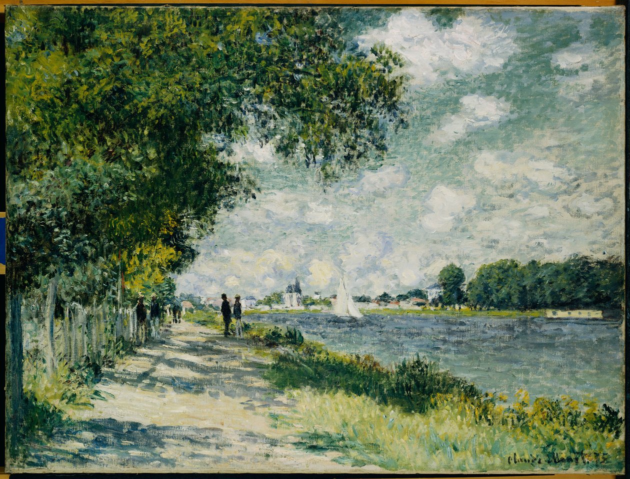 De Seine bij Argenteuil door Claude Monet