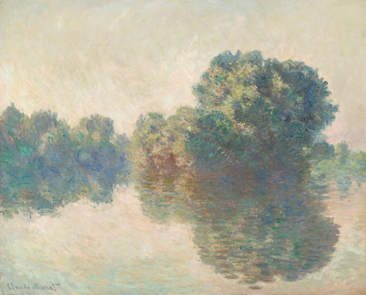 De Seine bij Giverny, 1897 door Claude Monet