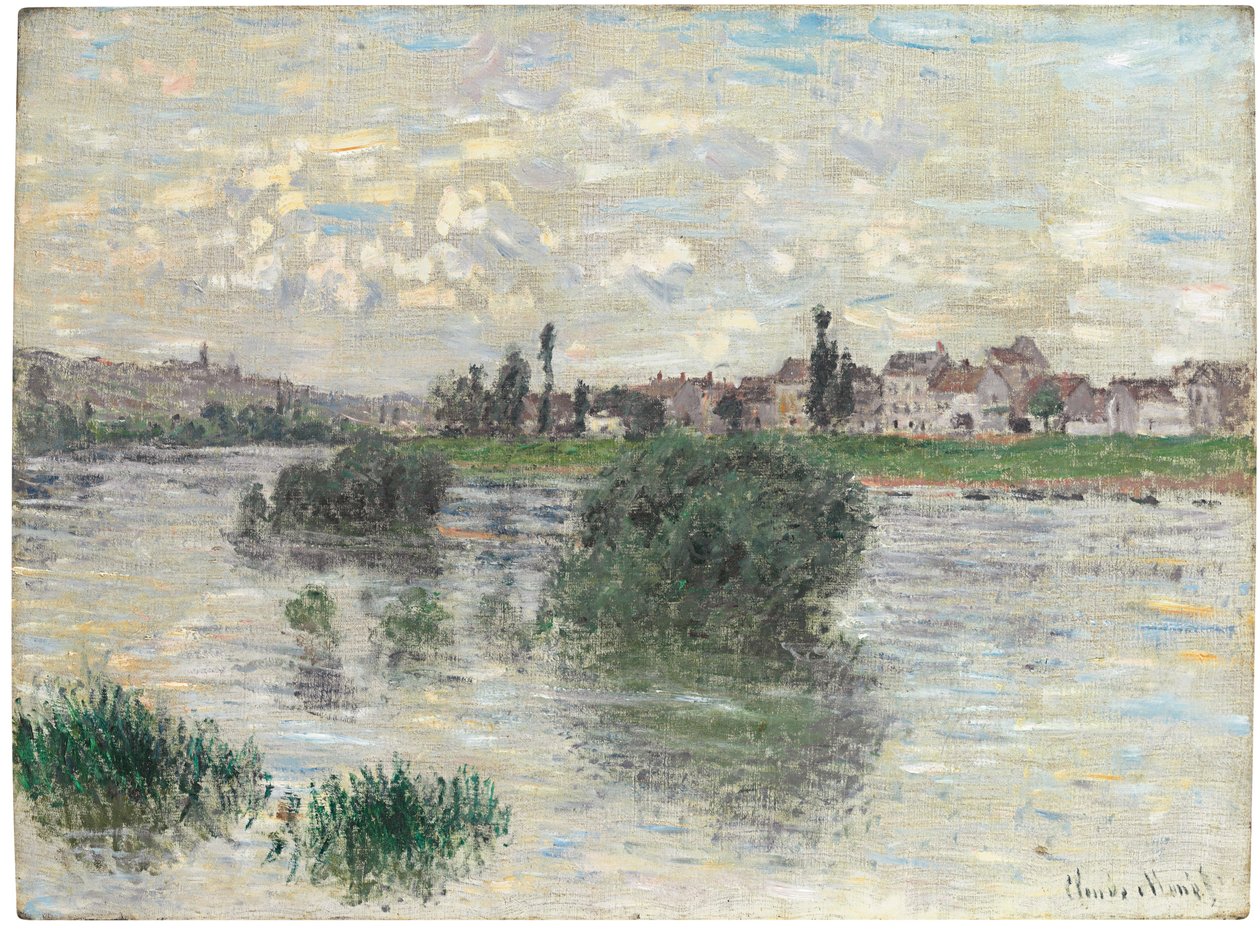 De Seine bij Lavacourt door Claude Monet
