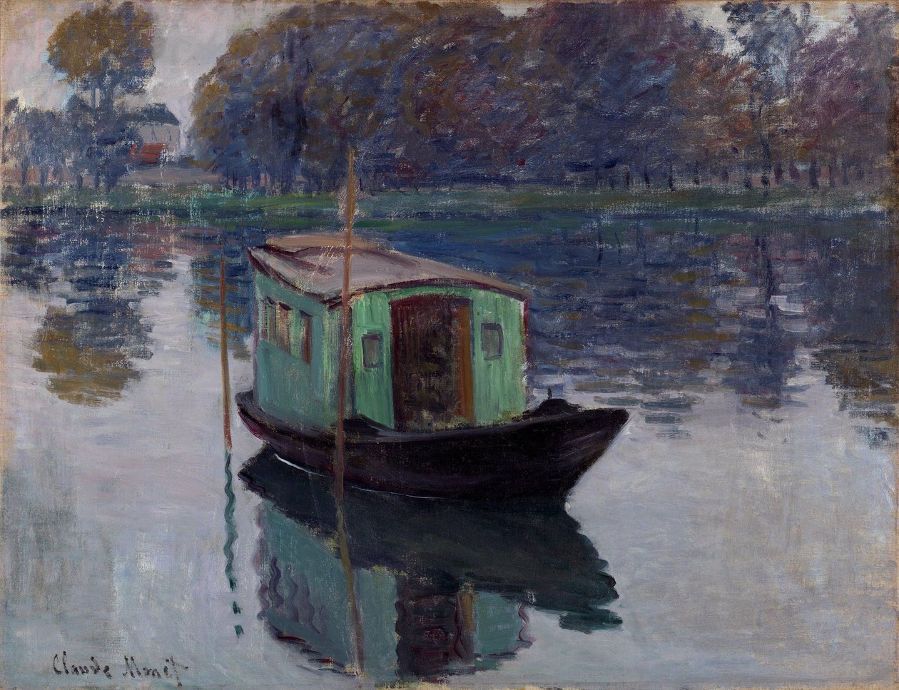 De Studio Boot door Claude Monet