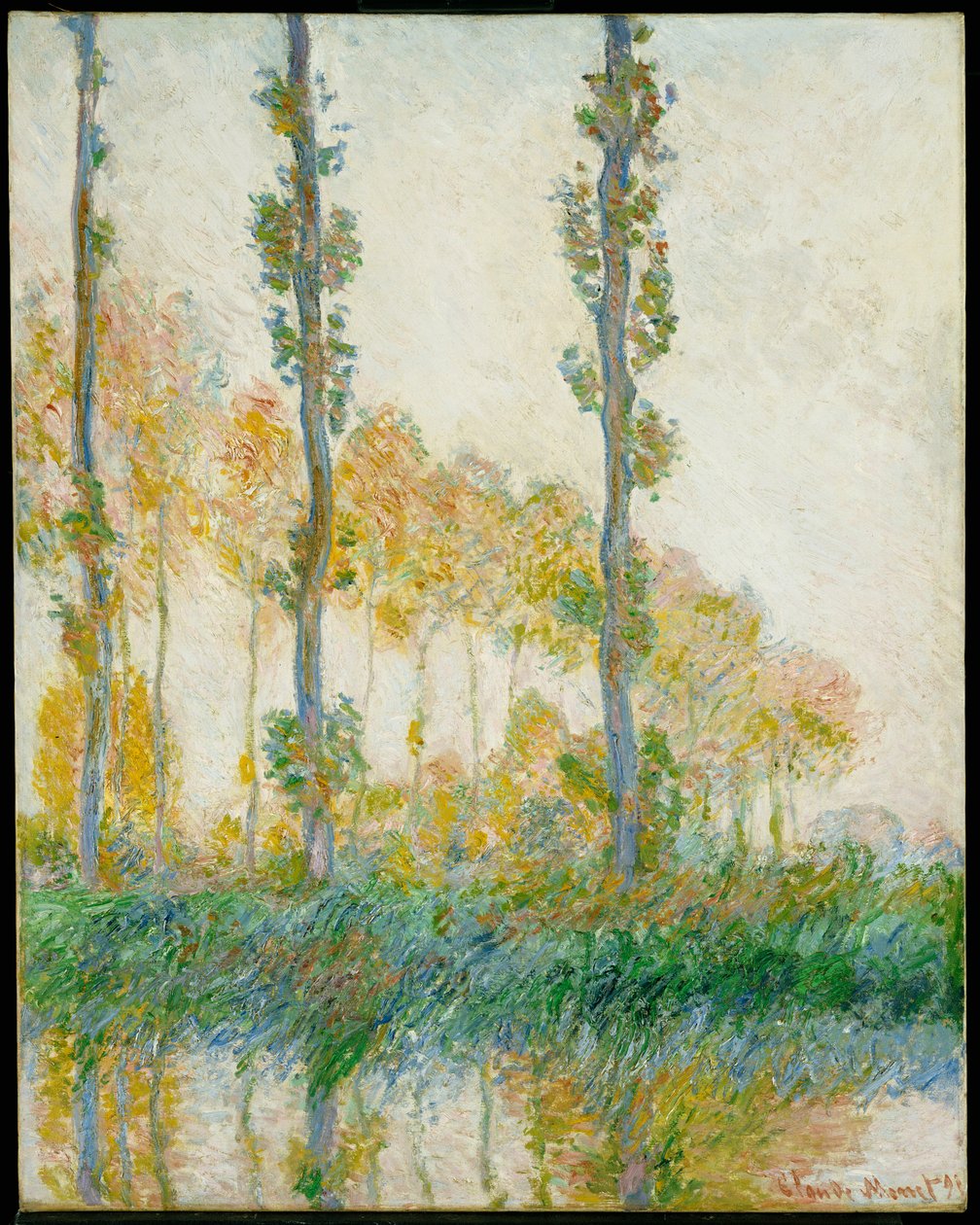 De Drie Bomen, Herfst, 1891 door Claude Monet