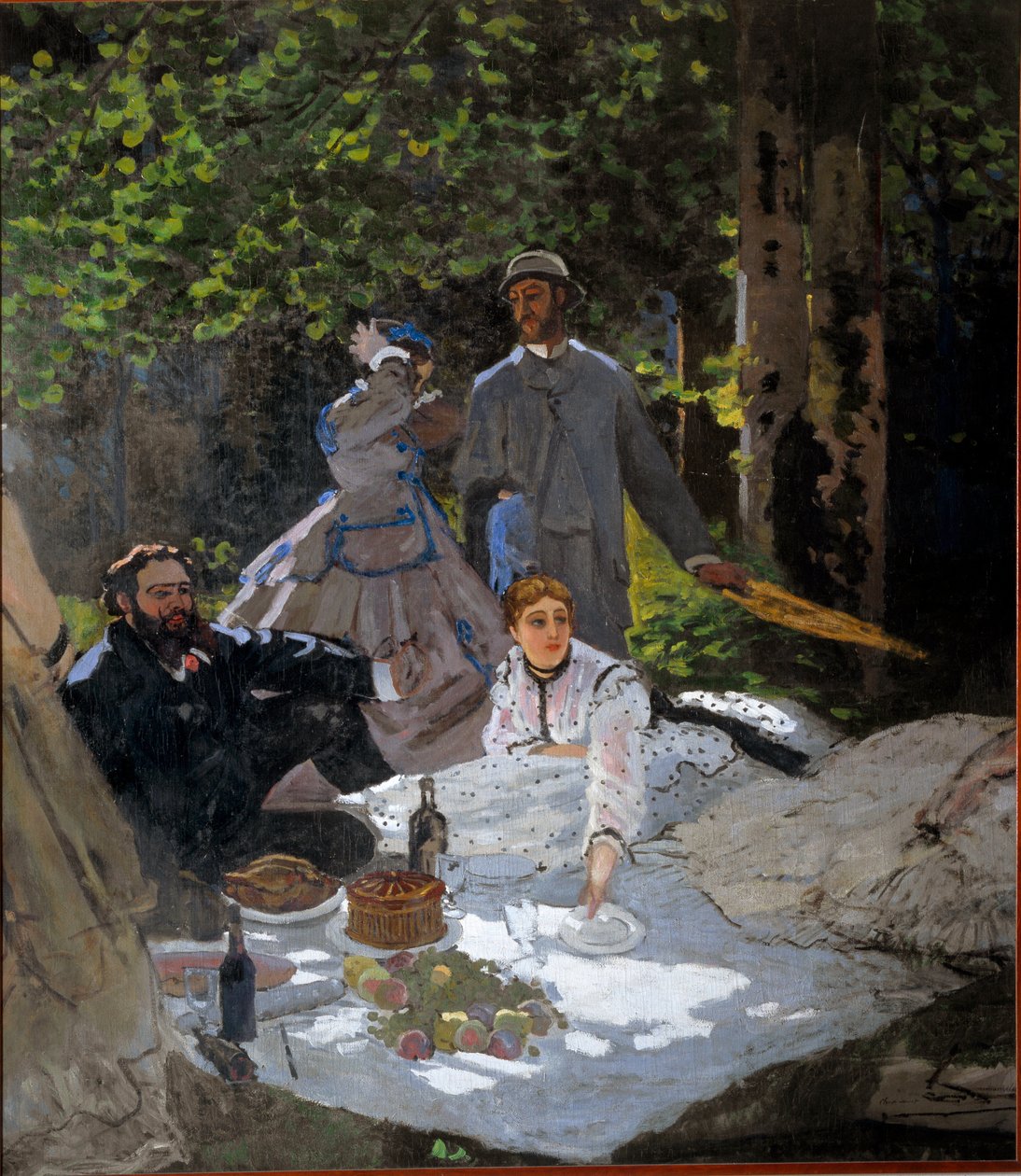 Het Ontbijt op het Gras door Claude Monet