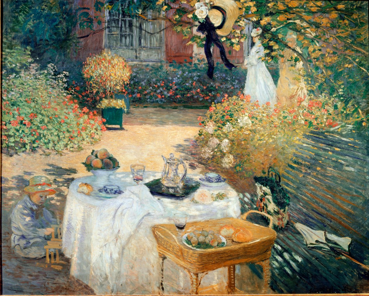 De Lunch, decoratief paneel door Claude Monet