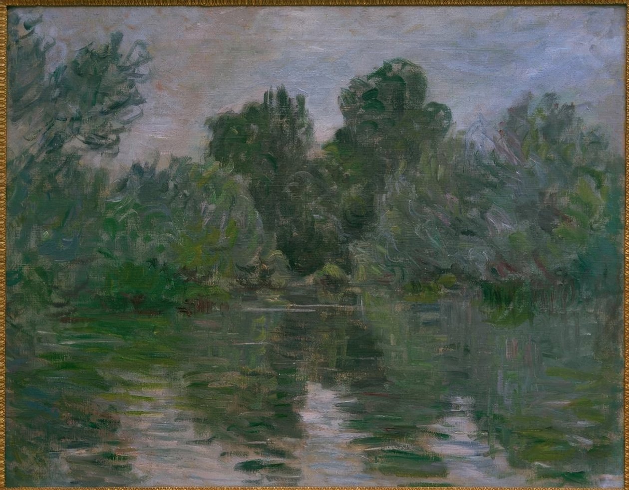 Een arm van de Seine door Claude Monet