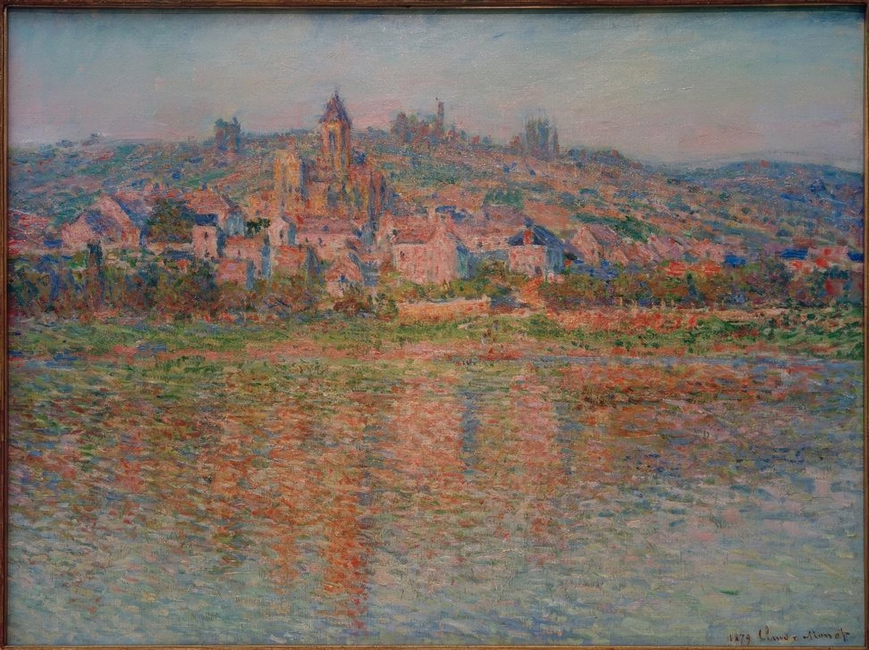 Vétheuil in de zomer door Claude Monet
