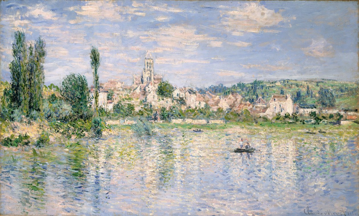Vétheuil in de zomer door Claude Monet