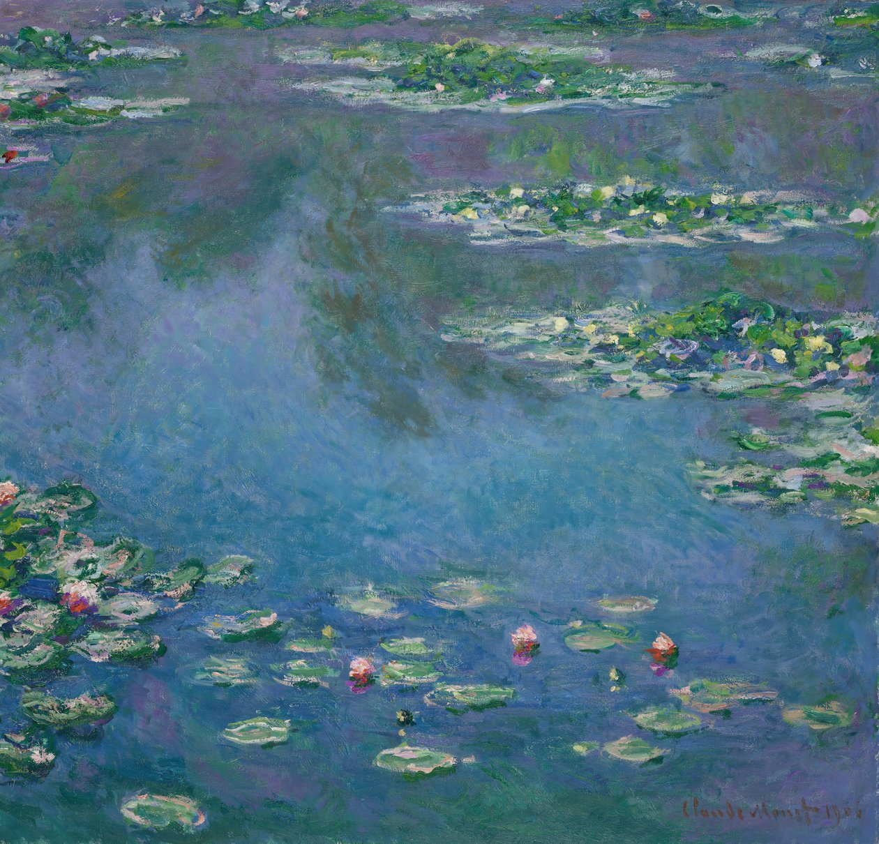 Waterlelies door Claude Monet