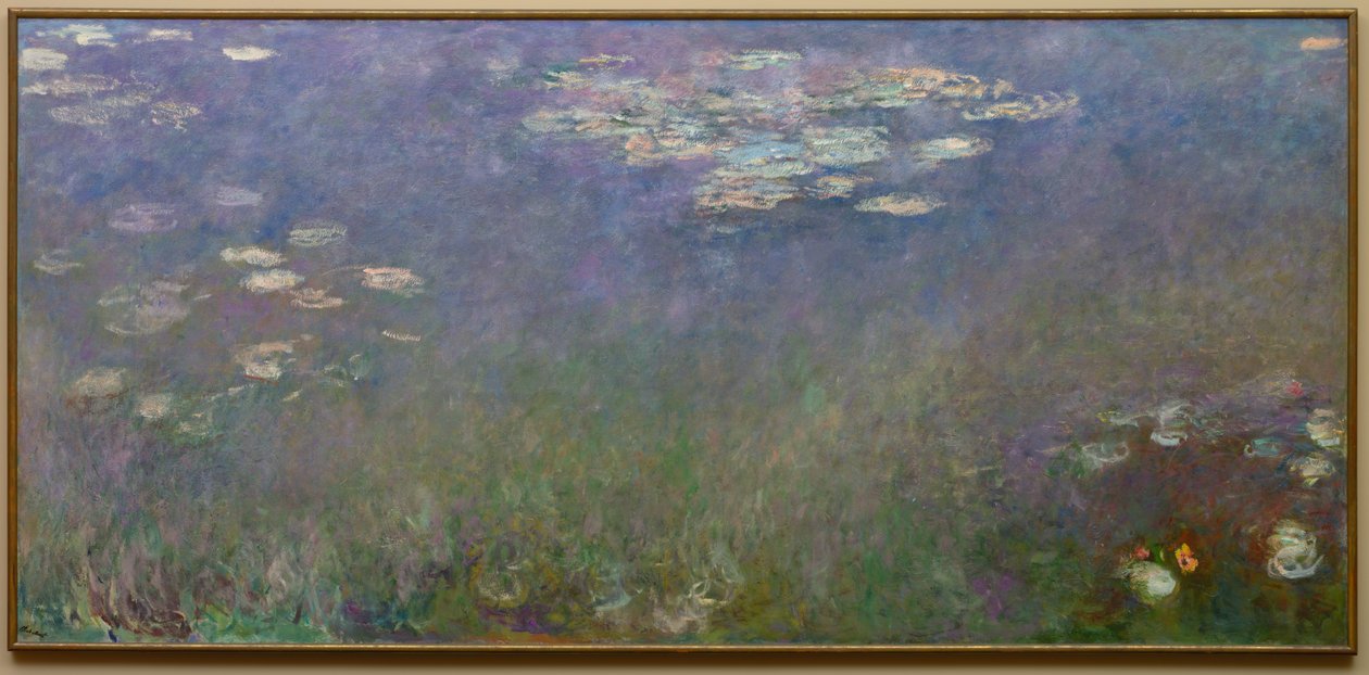 Waterlelies Agapanthus, c. 1915-26 door Claude Monet