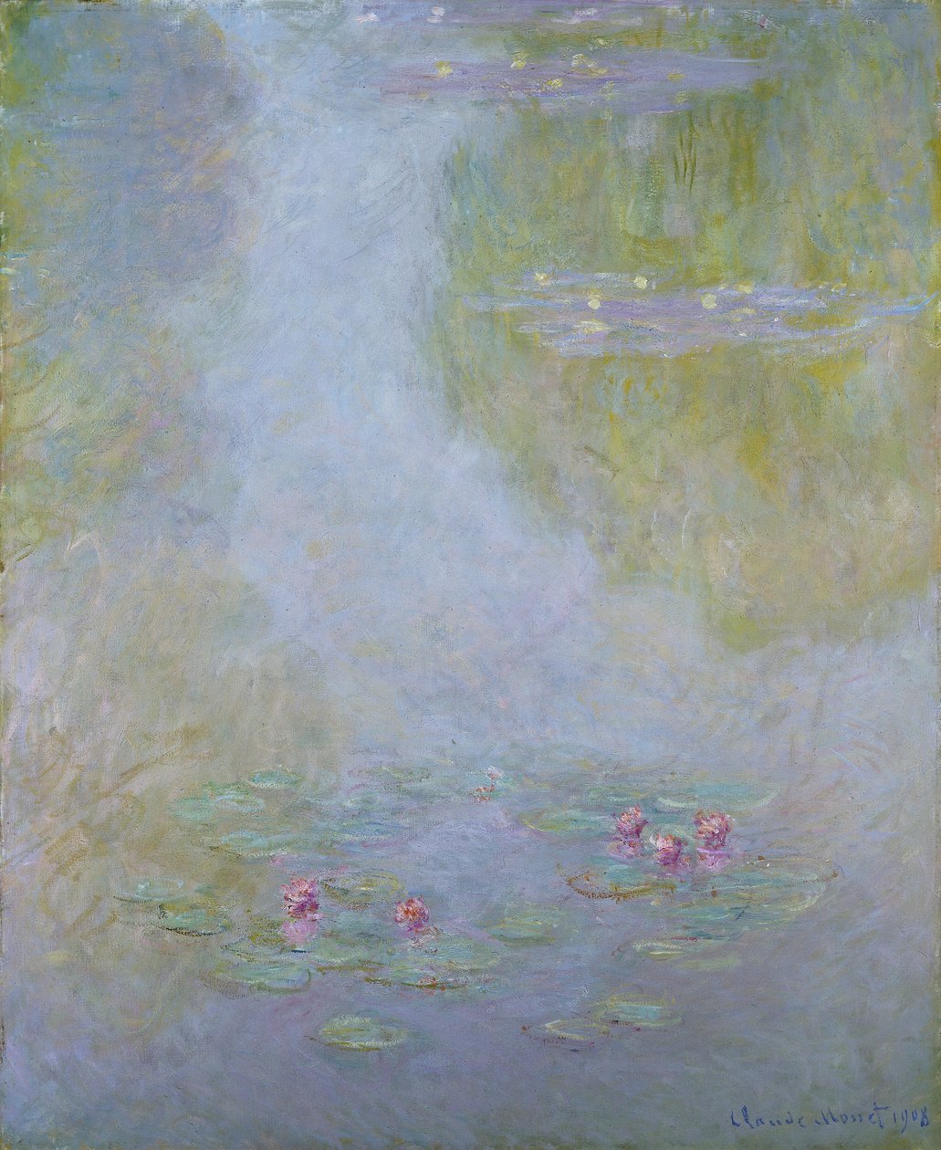 Waterlelies, 1908 door Claude Monet