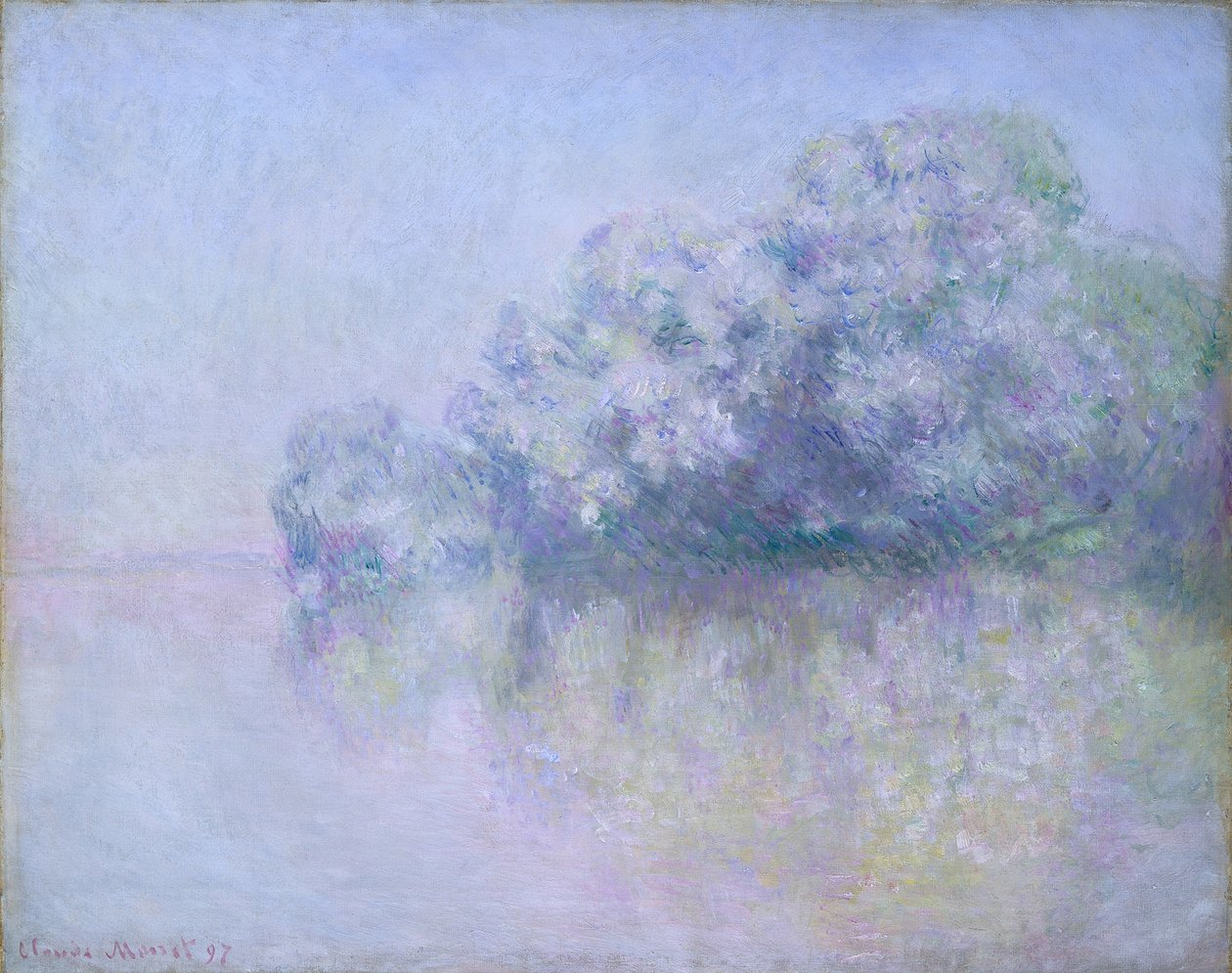 Île aux Orties bij Vernon, 1897 door Claude Monet