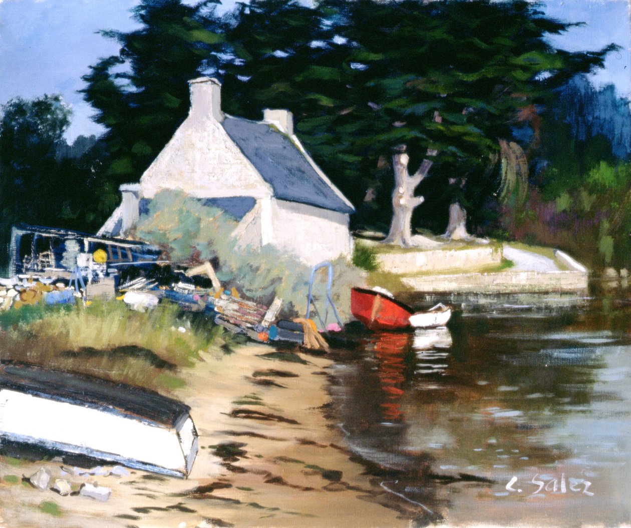 Het Huis van Adele, Morbihan door Claude Salez