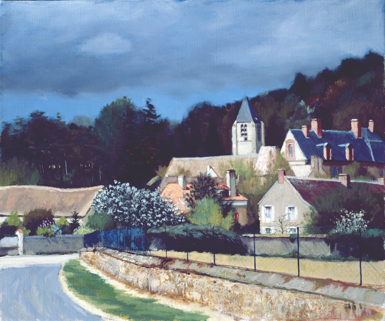 Dorp in de Ile-de-France door Claude Salez