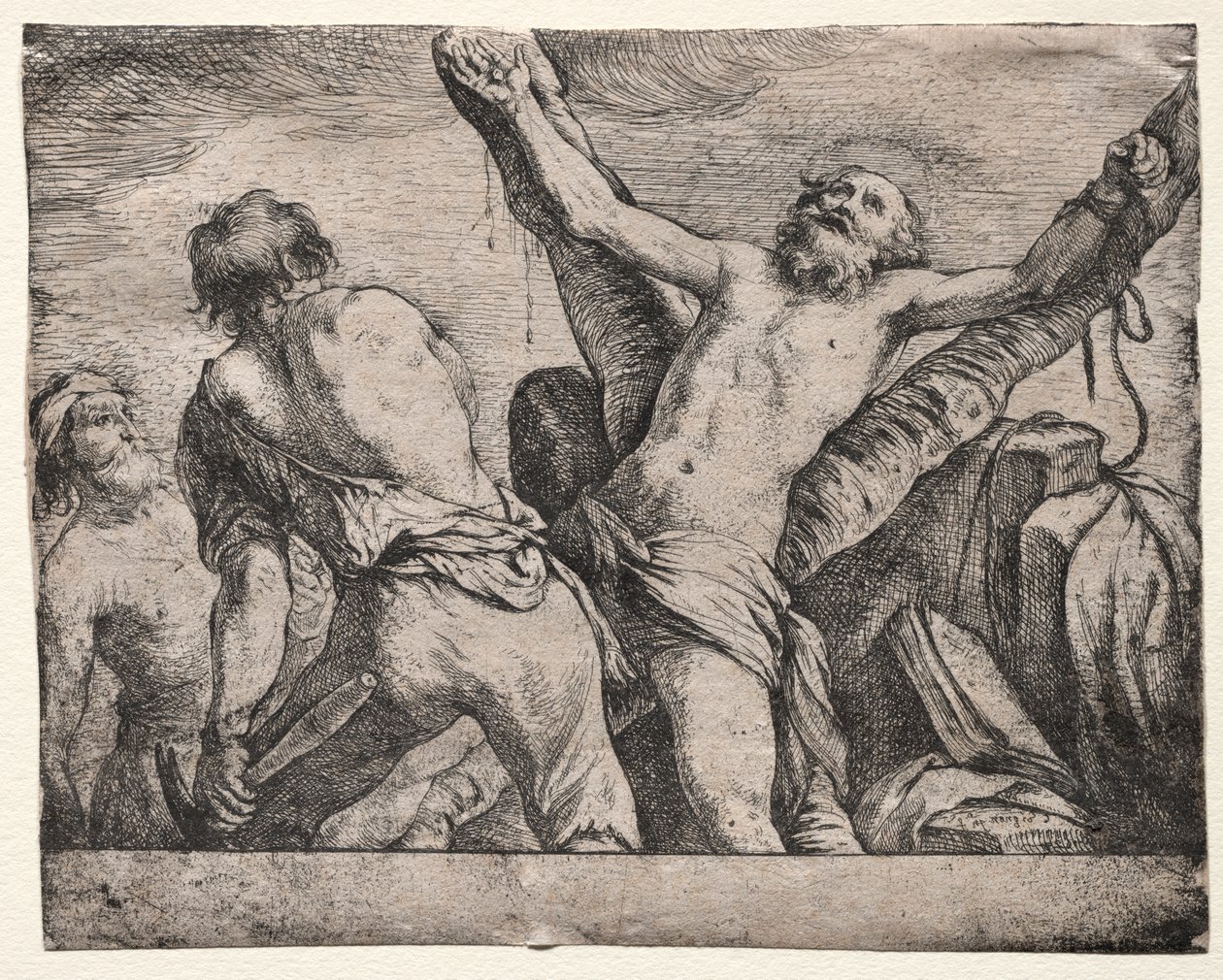 Het Martelaarschap van St. Andreas door Claude Vignon