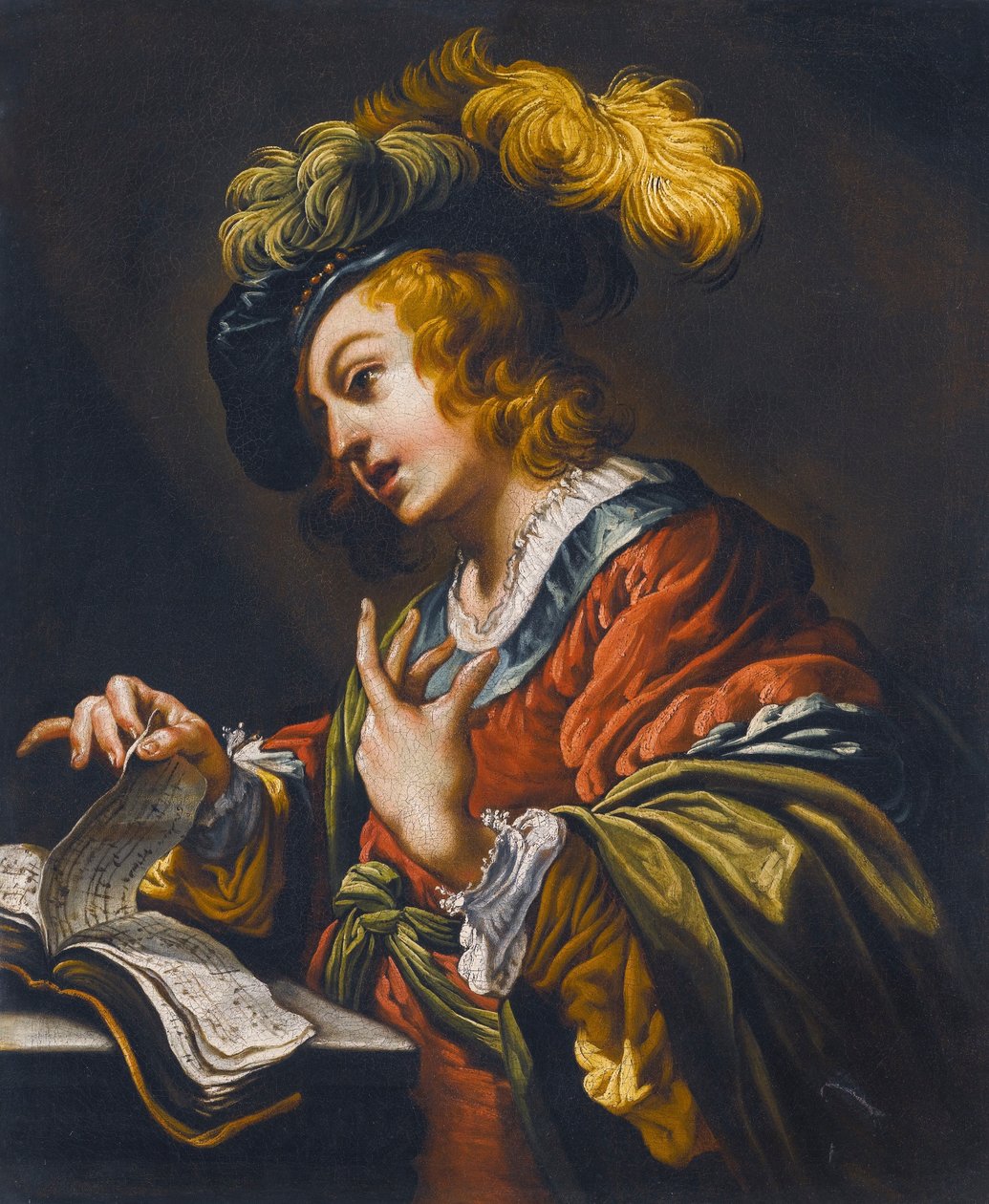 De jonge zangeres door Claude Vignon
