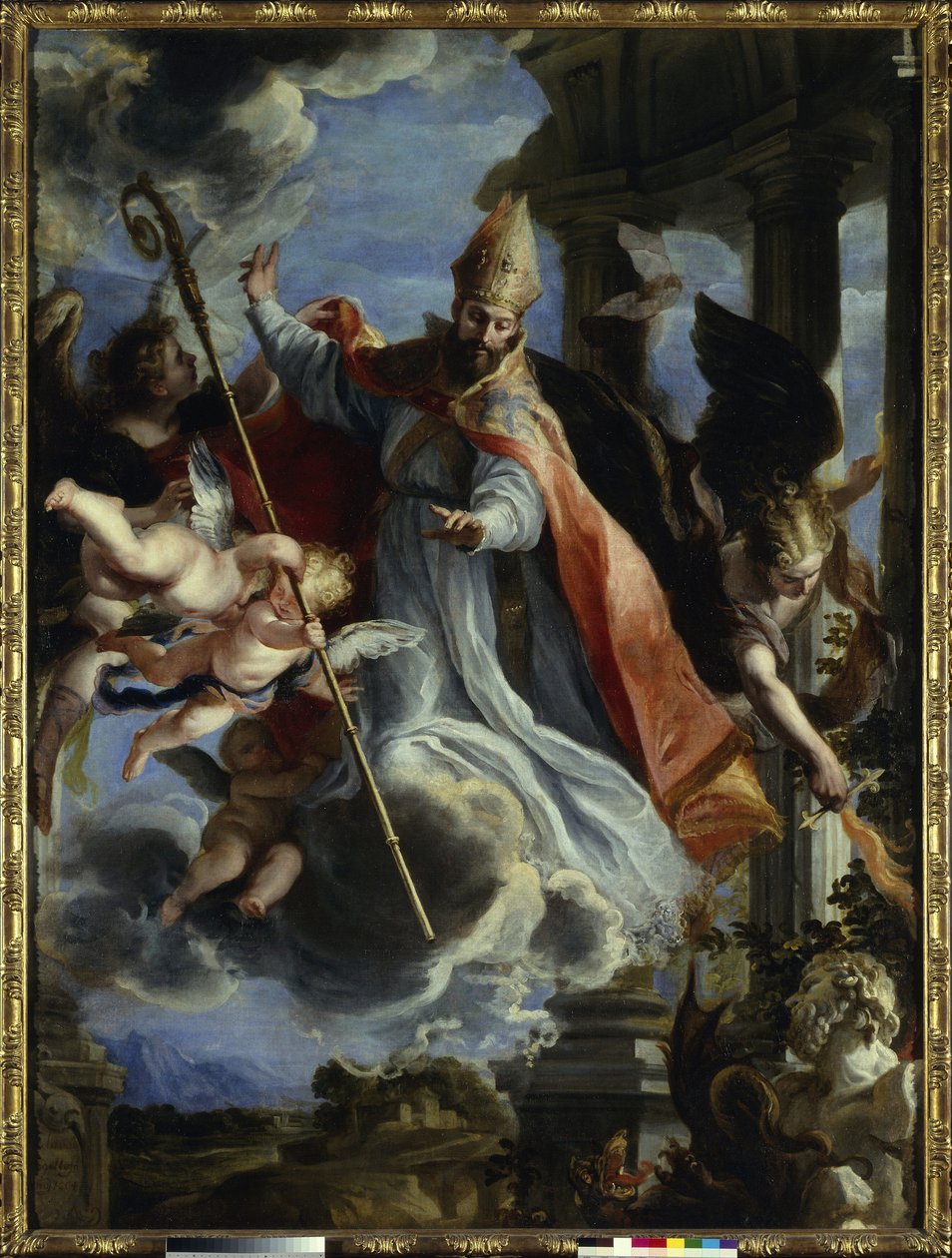 De Triomf van Sint Augustinus door Claudio Coello