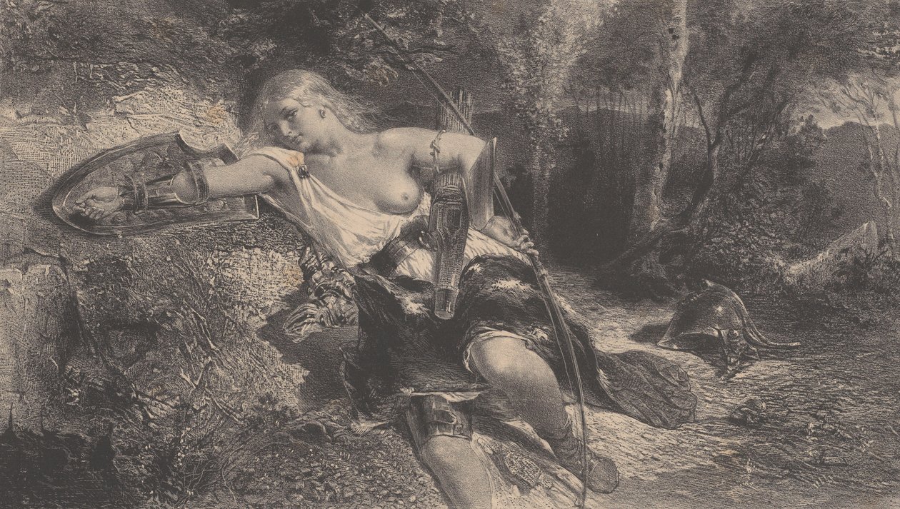 Clorinde, 1847 door Célestin Nanteuil