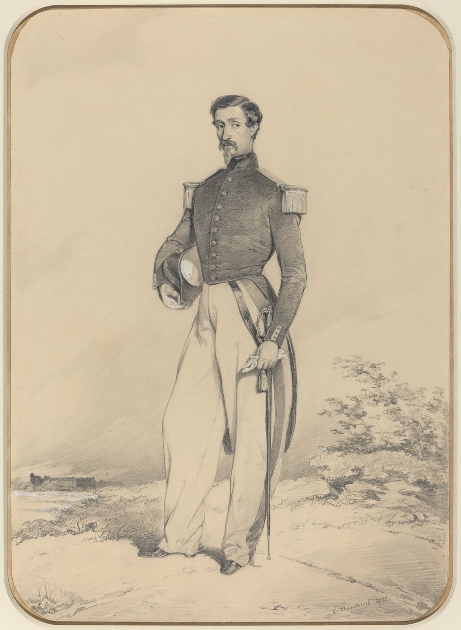 Franse officier door Célestin Nanteuil
