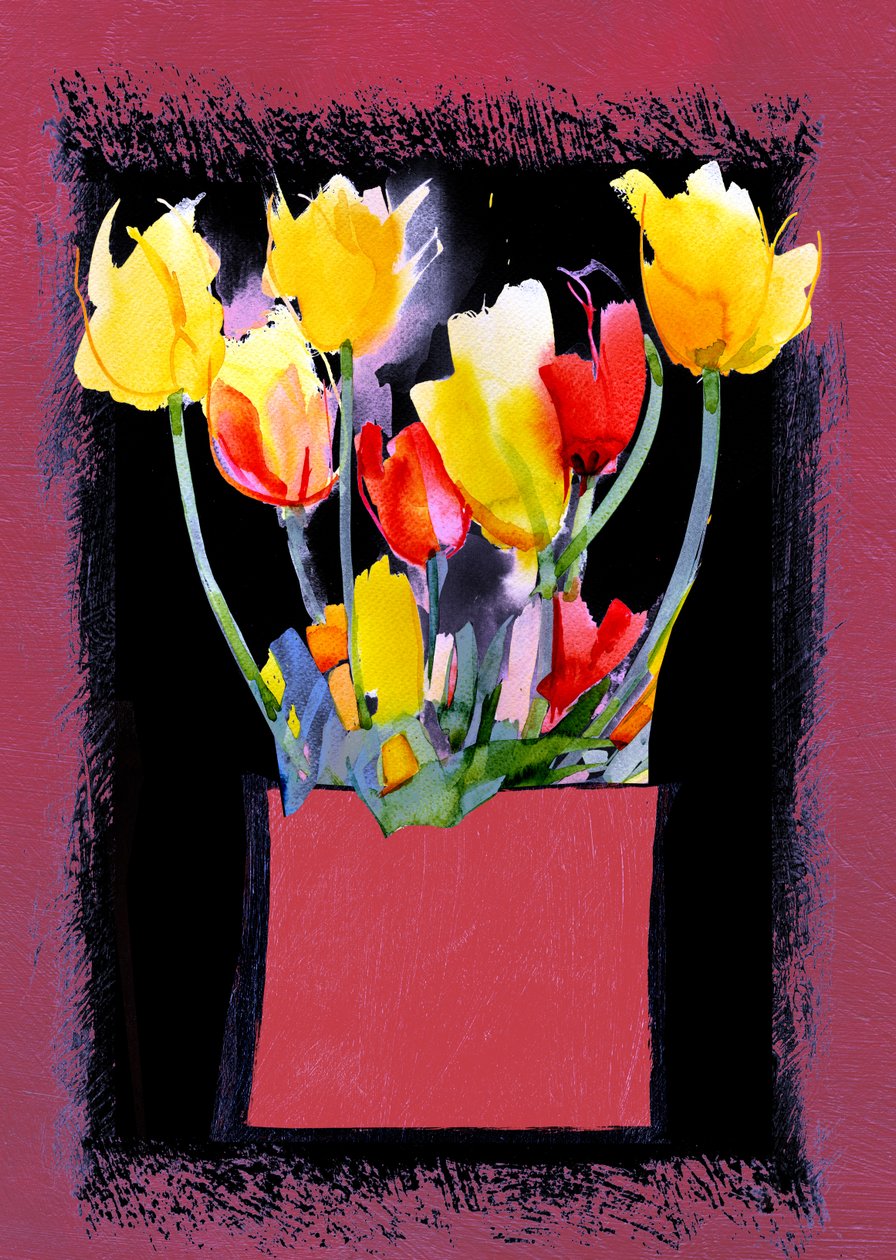 Tulpen door Clive Metcalfe