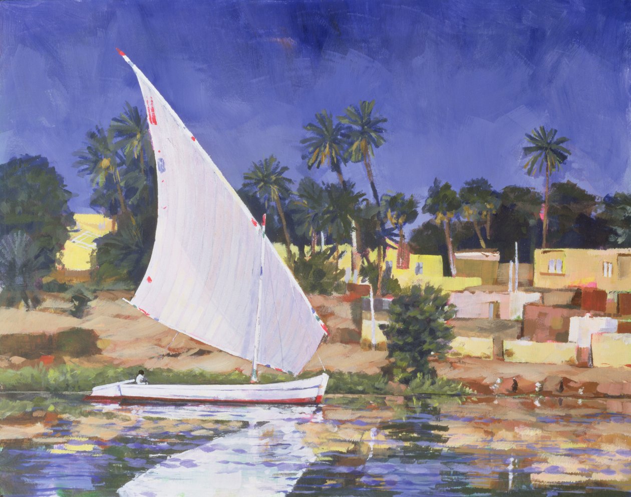 Egypte Blauw door Clive Metcalfe